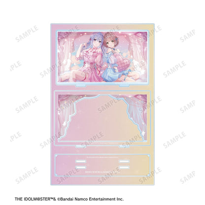 偶像大師 閃耀色彩_鈴木羽那＆鬱田春希 亞克力場景立牌