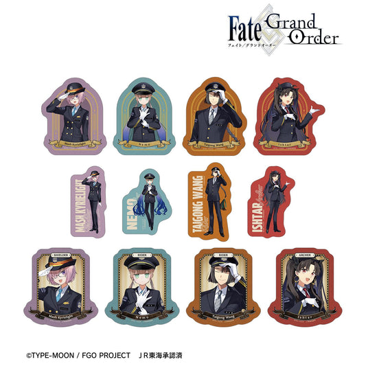 《命運-冠位指定》 推し旅聯名版 盲盒異形貼紙（單品/全套BOX）【BOX／12包入】