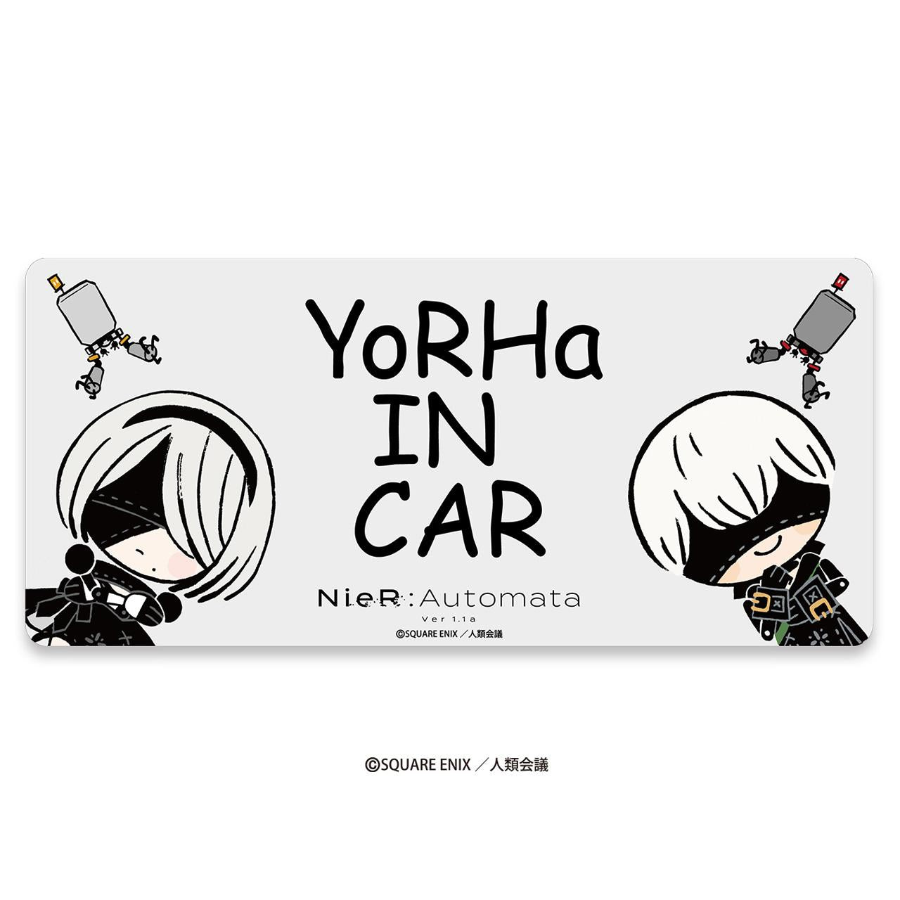 《尼爾：機械紀元》 Ver1.1a_YoRHa IN CAR磁性車用貼紙