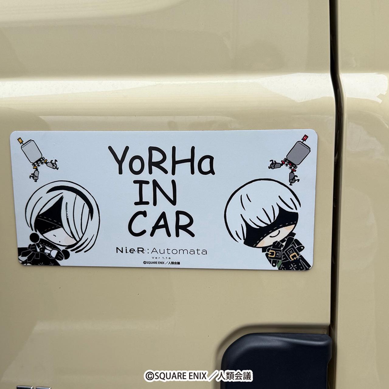 《尼爾：機械紀元》 Ver1.1a_YoRHa IN CAR磁性車用貼紙