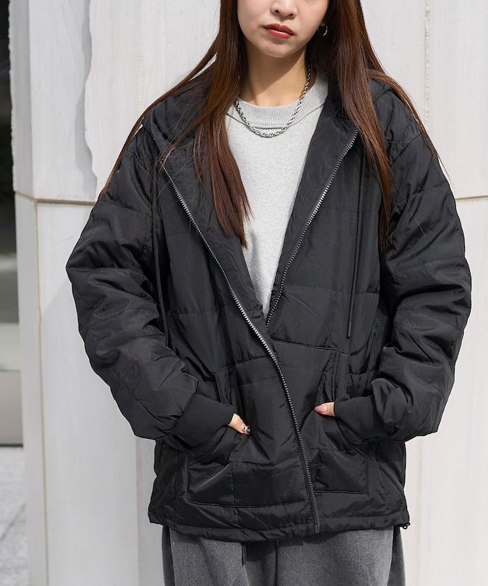 SC前拉鍊羽絨連帽衫