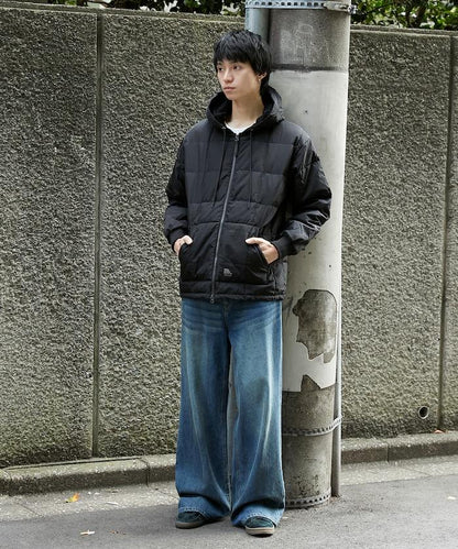 SC前拉鍊羽絨連帽衫