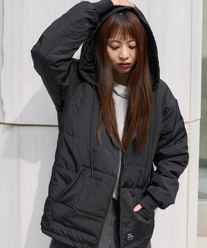 SC前拉鍊羽絨連帽衫