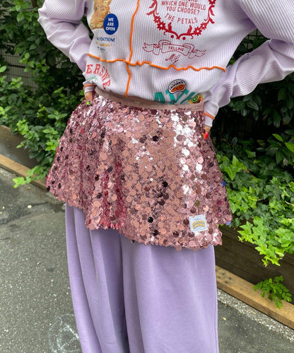 【HELLO.SANFRANCISCO/ハローサンフランシスコ】多功能亮片裹身半身裙