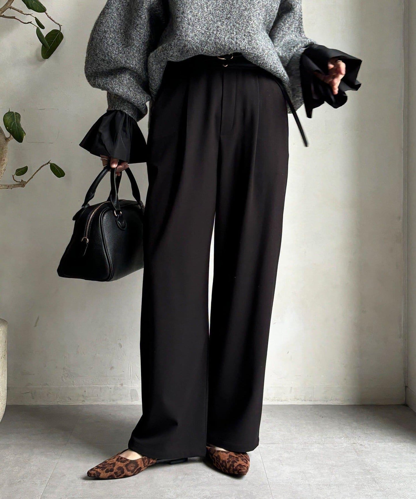 內加絨四向彈力長褲