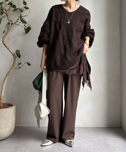 內加絨四向彈力長褲