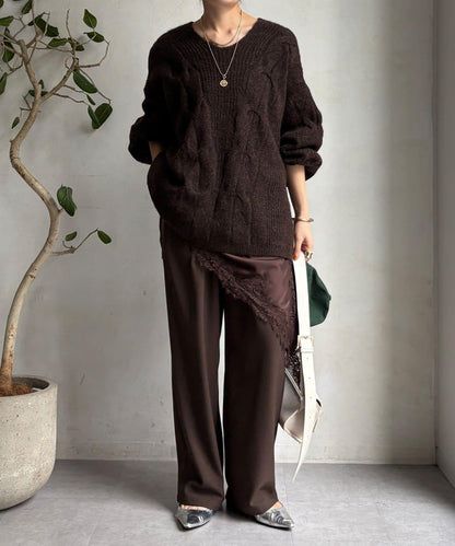 內加絨四向彈力長褲