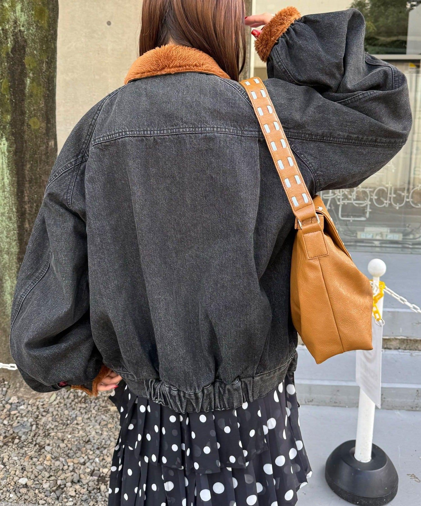 【ANTI WARP /アンチワープ】超大蓬鬆袖牛仔夾克