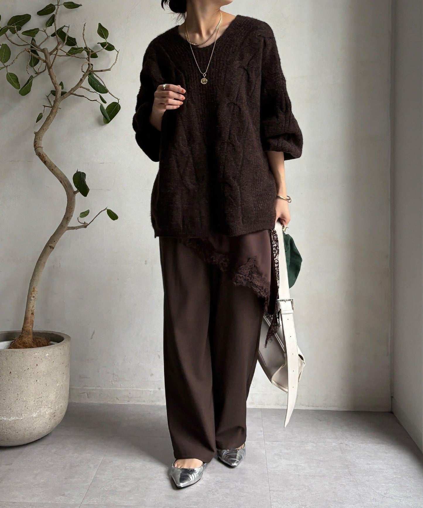 內加絨四向彈力長褲