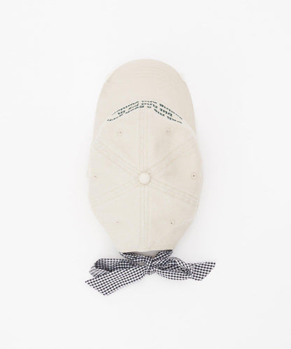 ★【HELLO.SANFRANCISCO/ハローサンフランシスコ】メッセージロゴ刺繍リボンキャップ