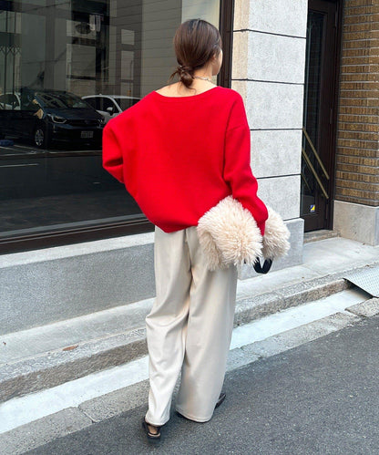 內加絨四向彈力長褲