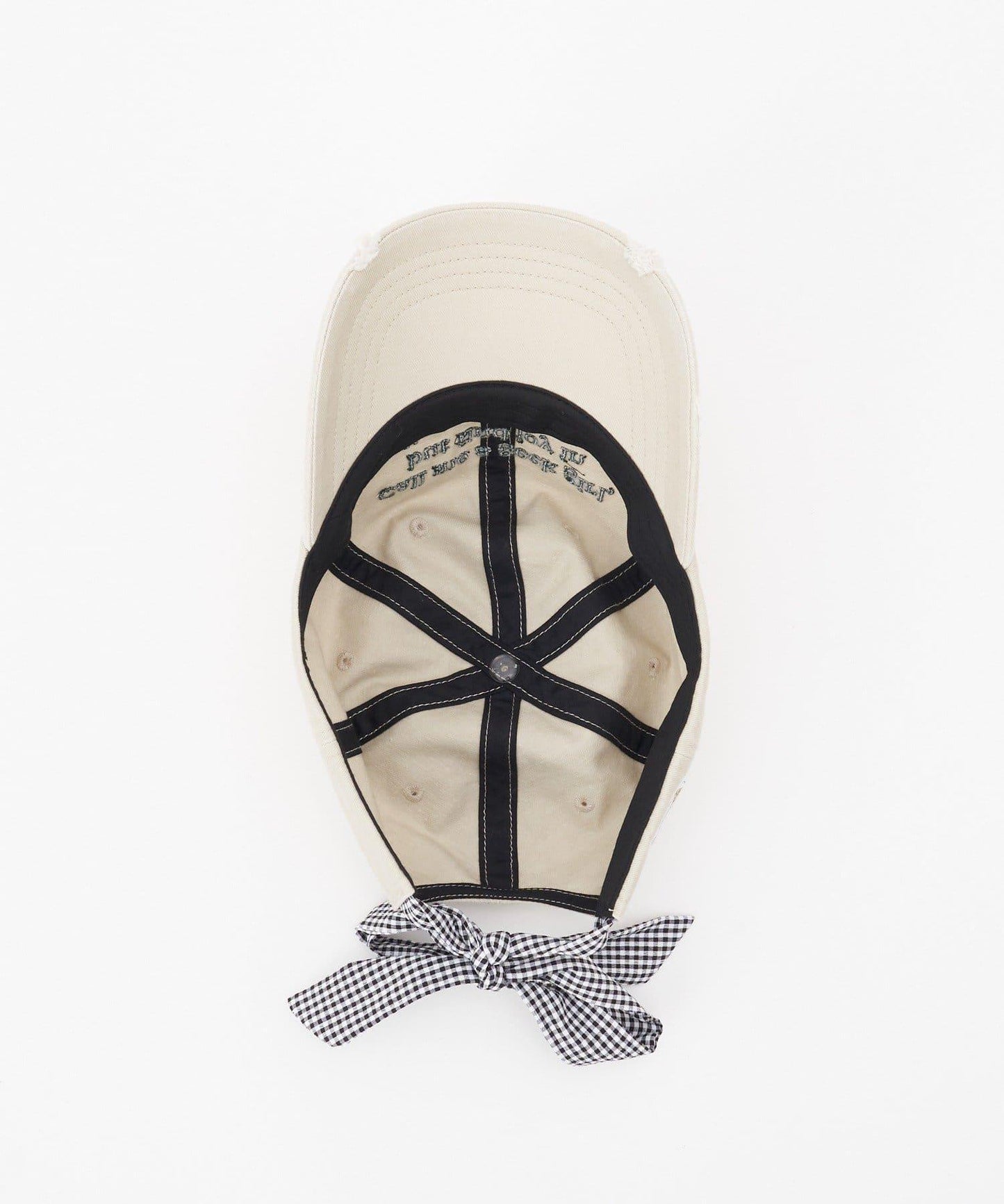 ★【HELLO.SANFRANCISCO/ハローサンフランシスコ】メッセージロゴ刺繍リボンキャップ