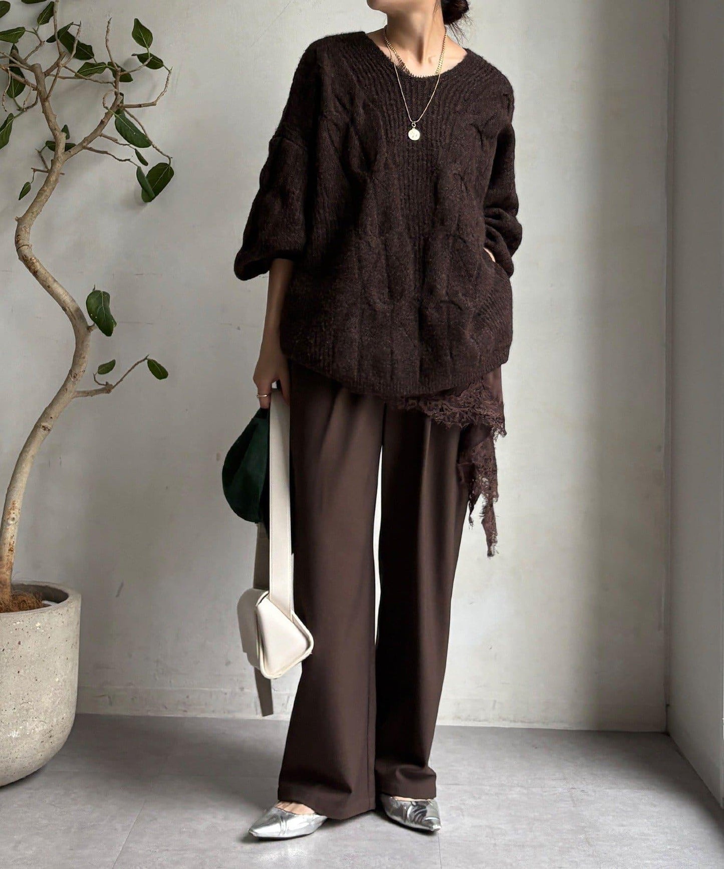 內加絨四向彈力長褲