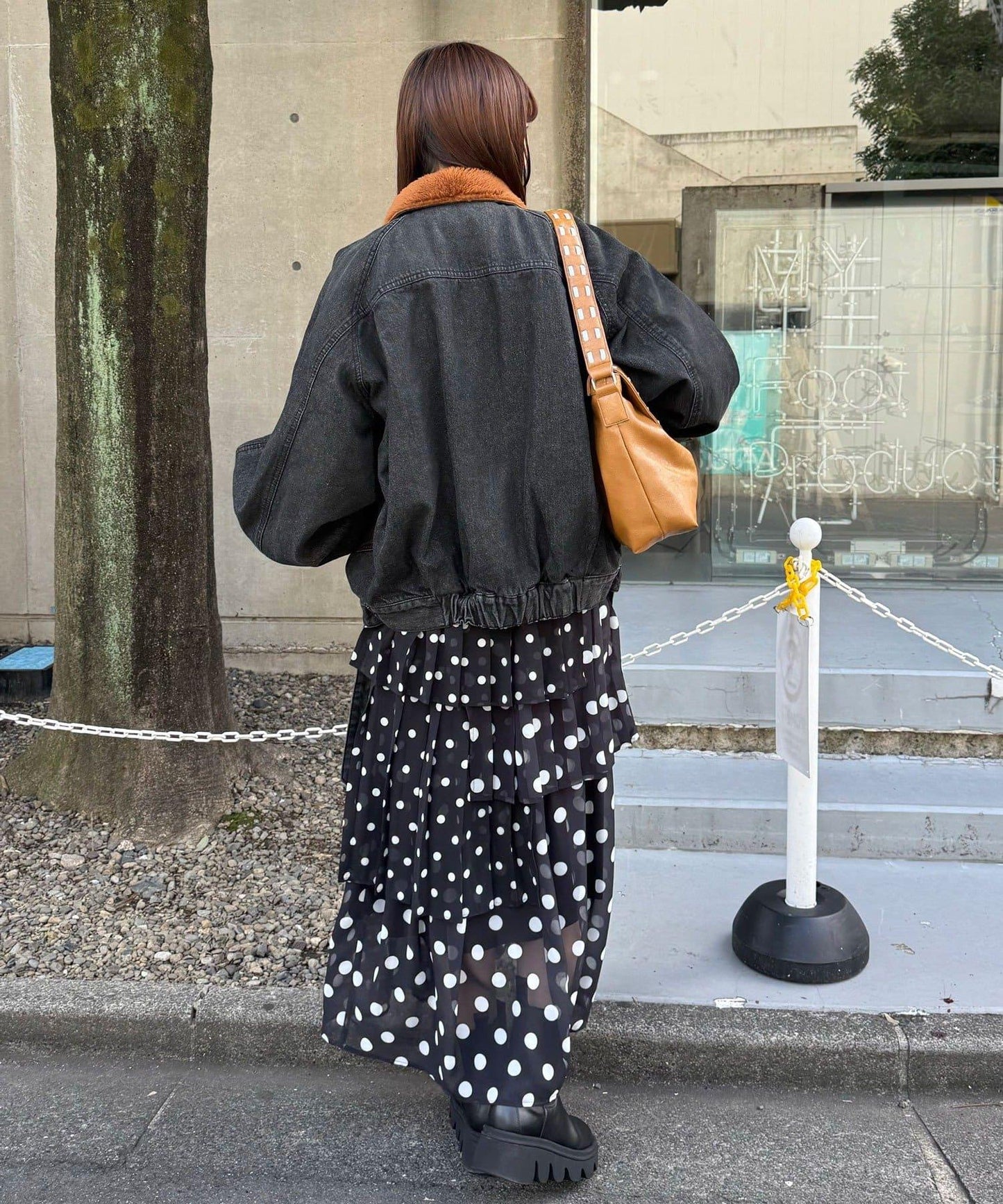 【ANTI WARP /アンチワープ】超大蓬鬆袖牛仔夾克