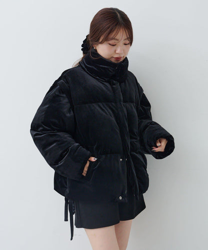 天鵝絨加棉夾克