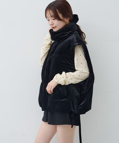 天鵝絨加棉夾克