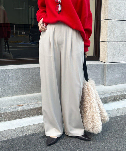 內加絨四向彈力長褲