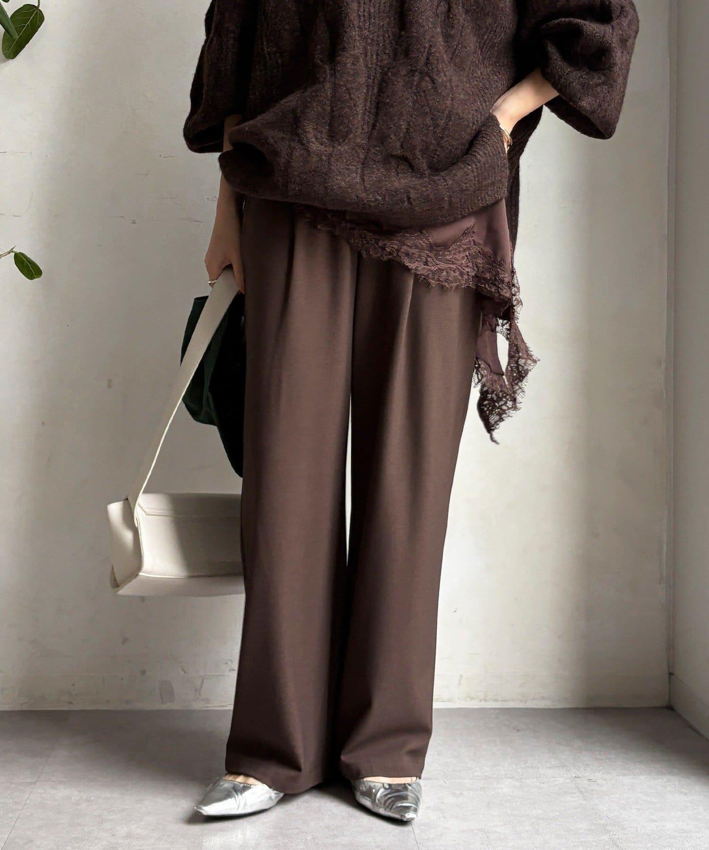 內加絨四向彈力長褲