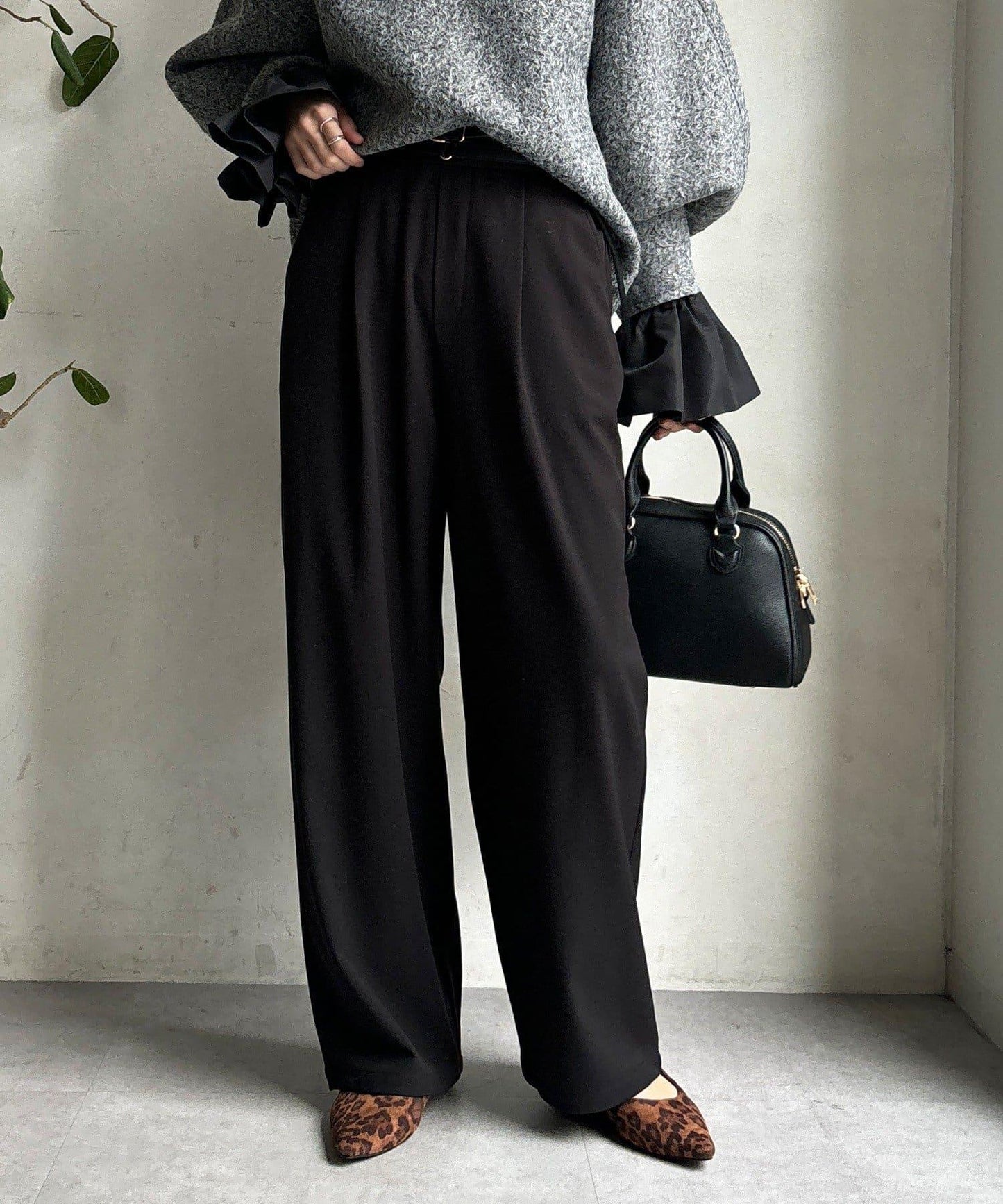 內加絨四向彈力長褲