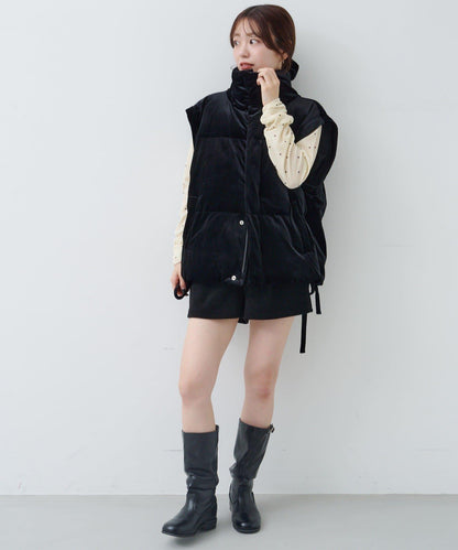 天鵝絨加棉夾克