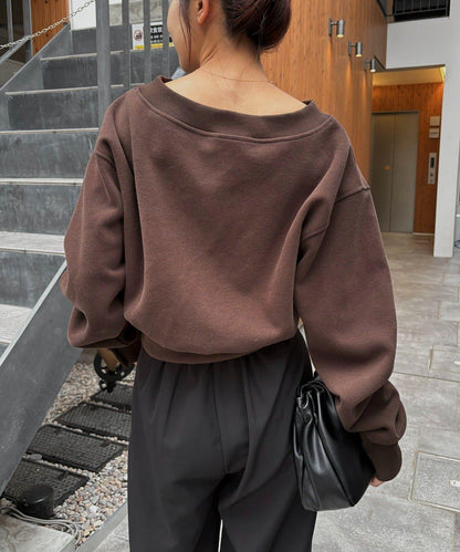 1點裝飾粘合衛衣