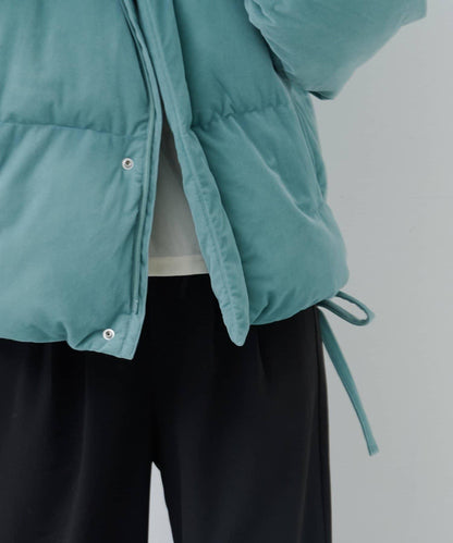 天鵝絨加棉夾克