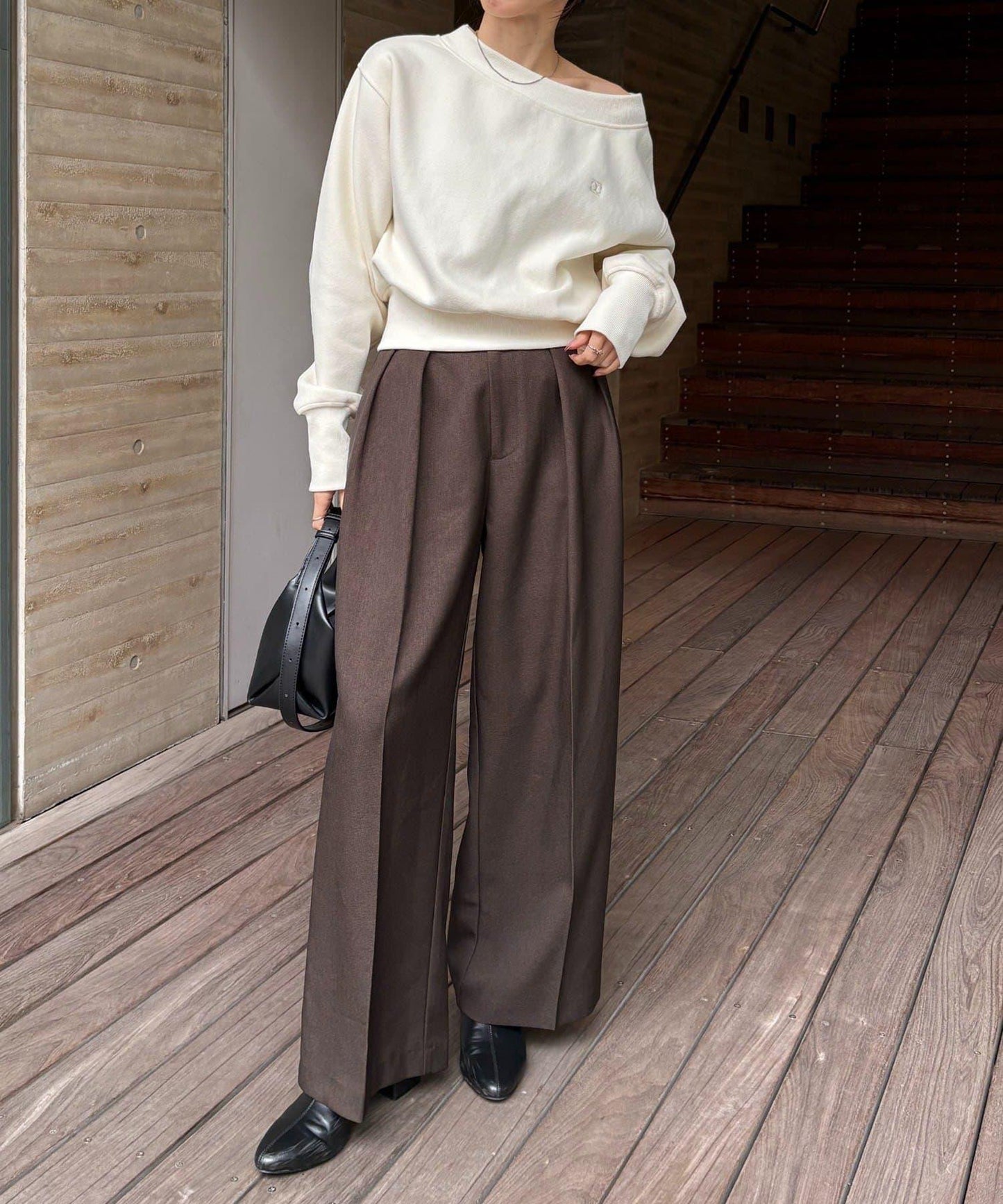 1點裝飾粘合衛衣