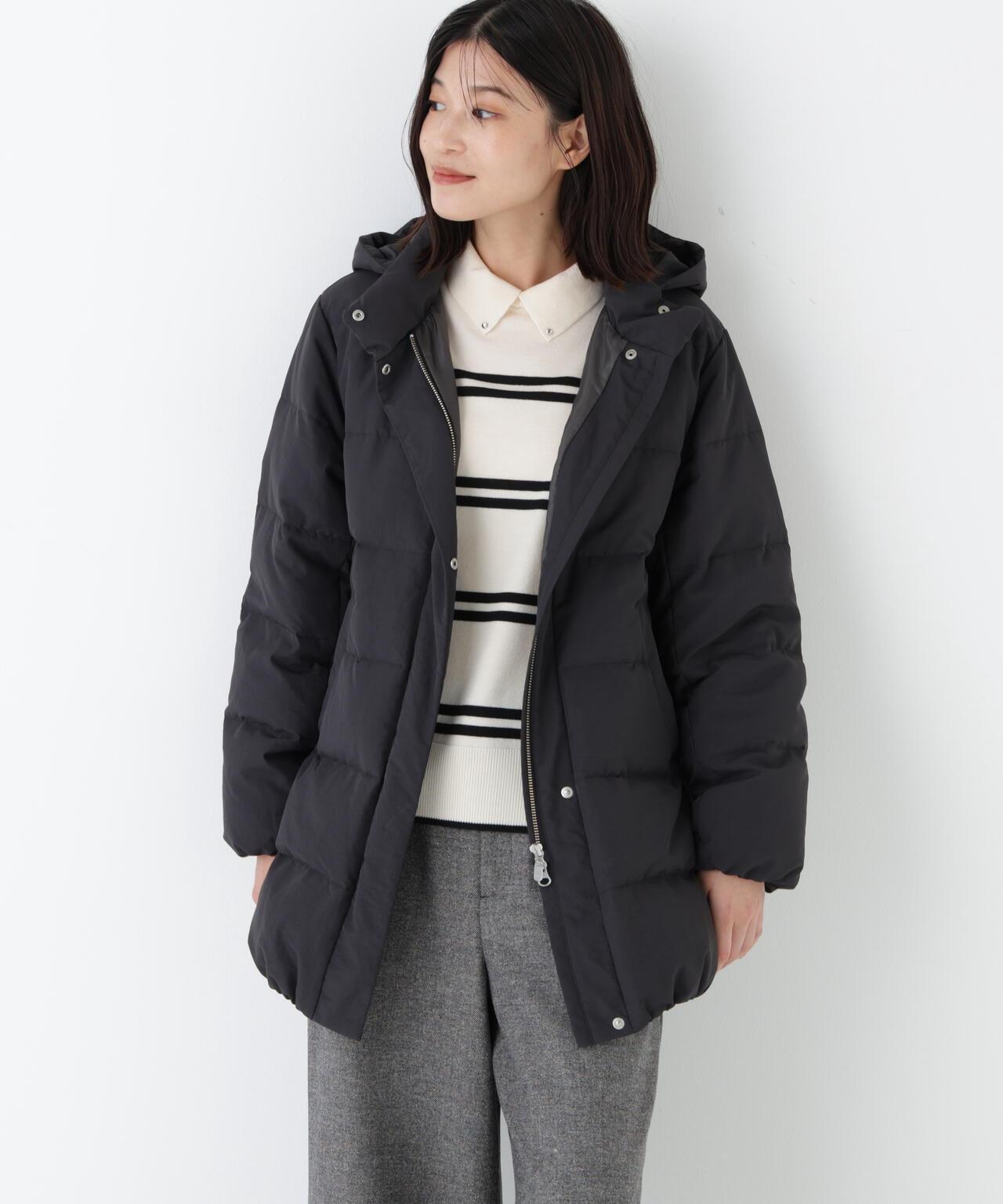 連帽立領兩穿羽絨大衣