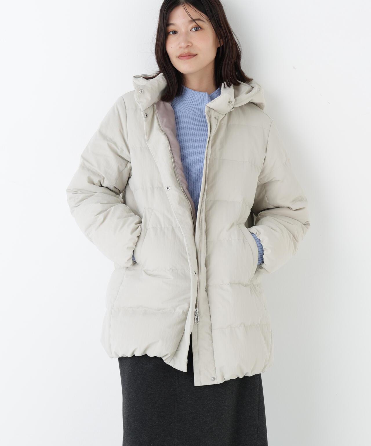 連帽立領兩穿羽絨大衣