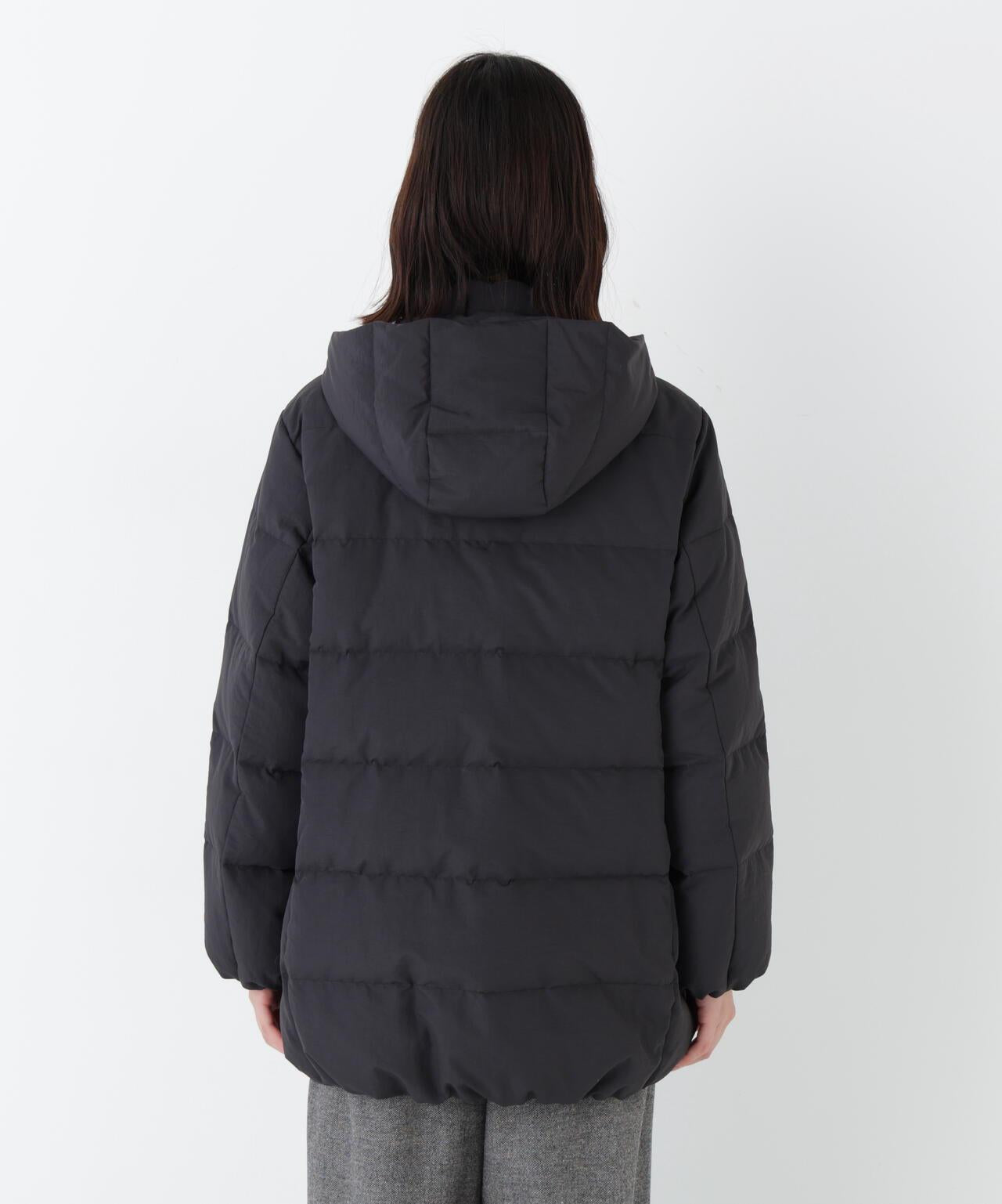 連帽立領兩穿羽絨大衣