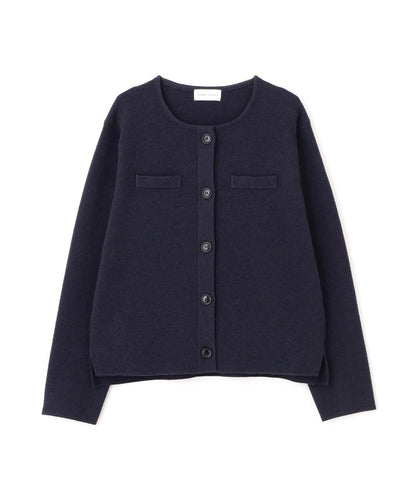 高密度米蘭羅紋圓領夾克