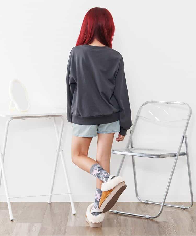 極光標誌貼布衛衣