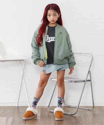 極光標誌貼布衛衣