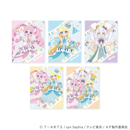 ひみつのアイプリ_亞克力卡片04/秋日音樂版 完整套裝（全5種）（新繪插畫）【完整套裝/5個裝】