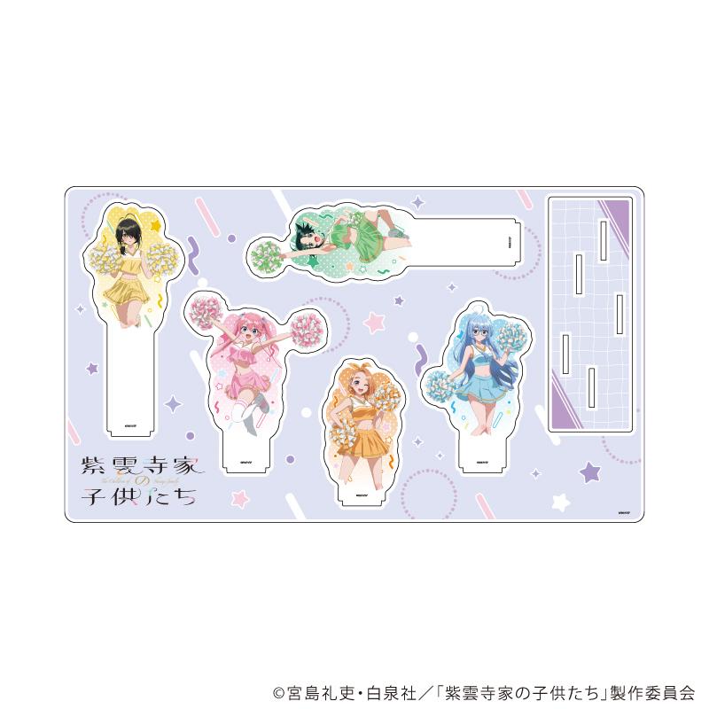 紫雲寺家的孩子們_高級亞克力場景立牌01/啦啦隊女孩版（新繪插畫）
