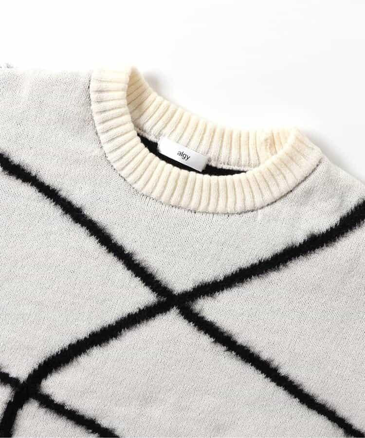 微妙線條針織衫