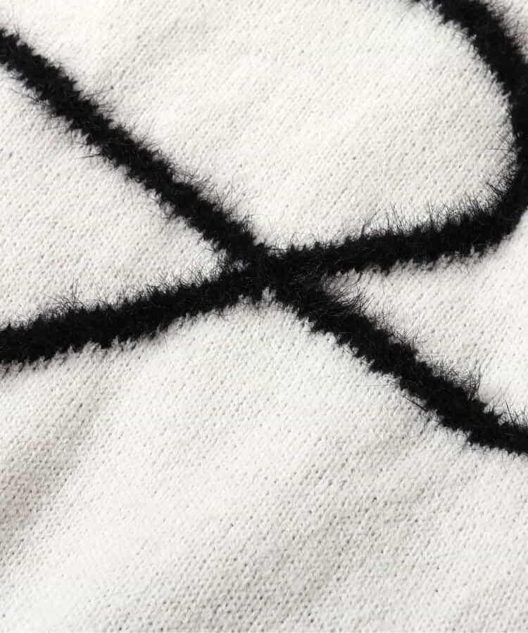 微妙線條針織衫