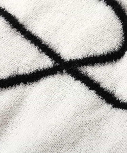 微妙線條針織衫