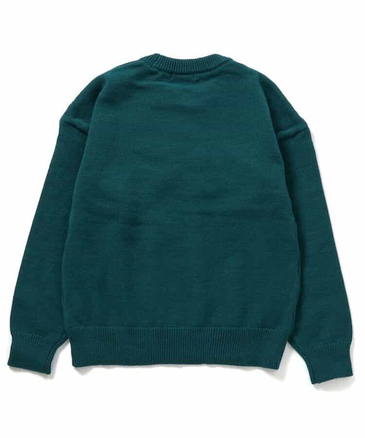 毛絨蝴蝶結針織衫