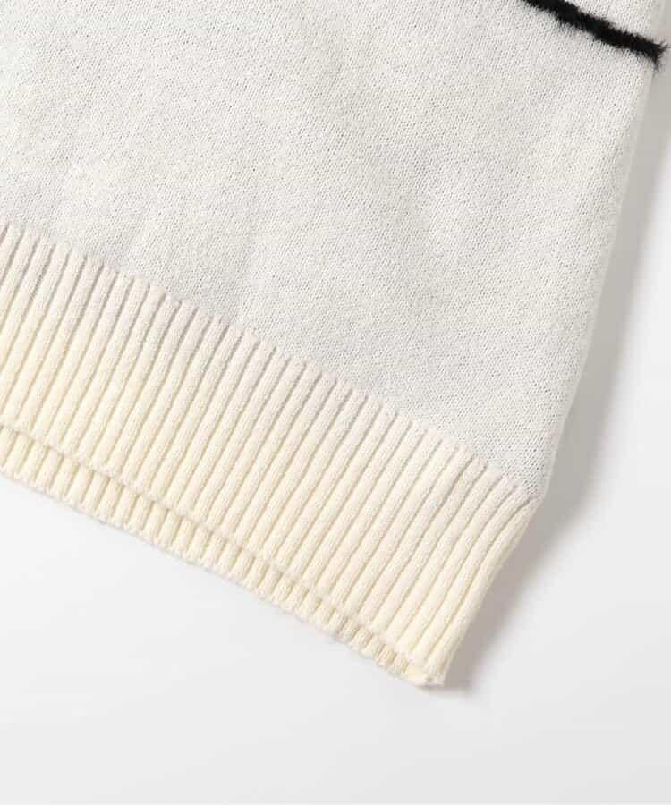 微妙線條針織衫