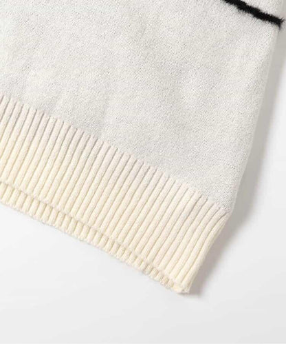 微妙線條針織衫