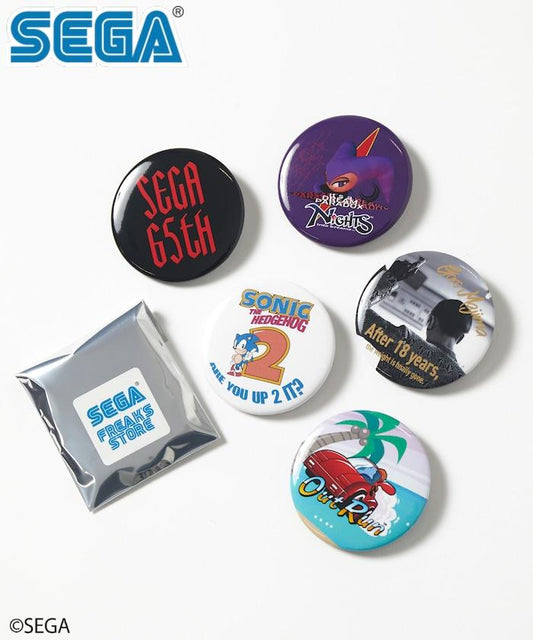 特別 SEGA 65週年紀念徽章/隨機/索尼克/夢幻之星/《如龍》/OutRun