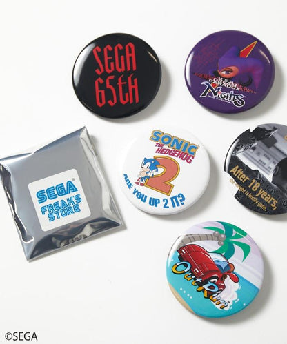 特別 SEGA 65週年紀念徽章/隨機/索尼克/夢幻之星/《如龍》/OutRun