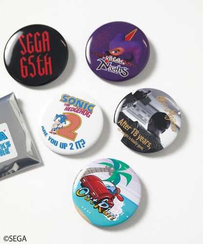特別 SEGA 65週年紀念徽章/隨機/索尼克/夢幻之星/《如龍》/OutRun