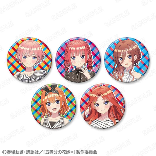 《五等分的新娘》* 交易閃粉75mm徽章【全套BOX／5包入】