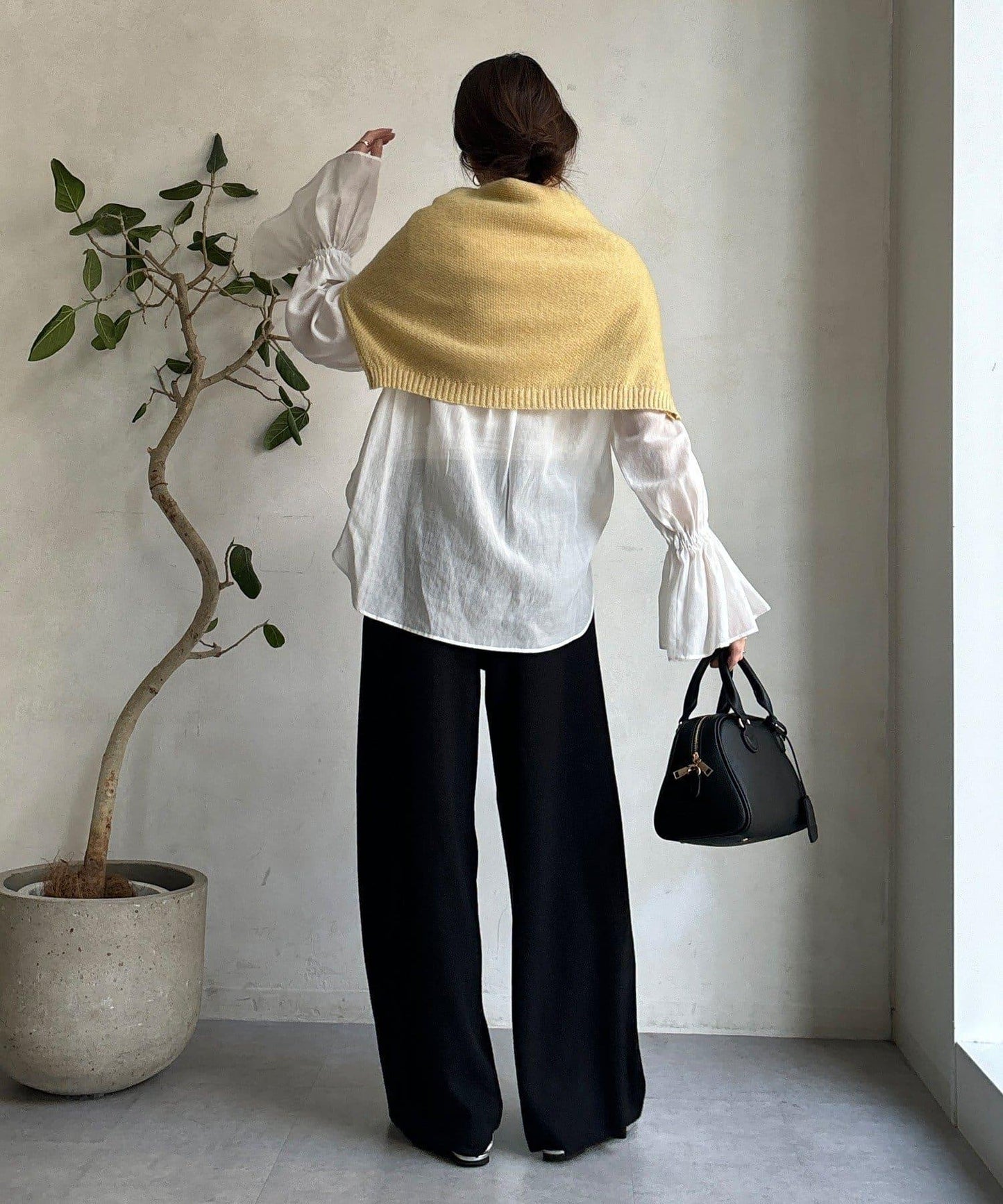 雙層腰設計針織褲