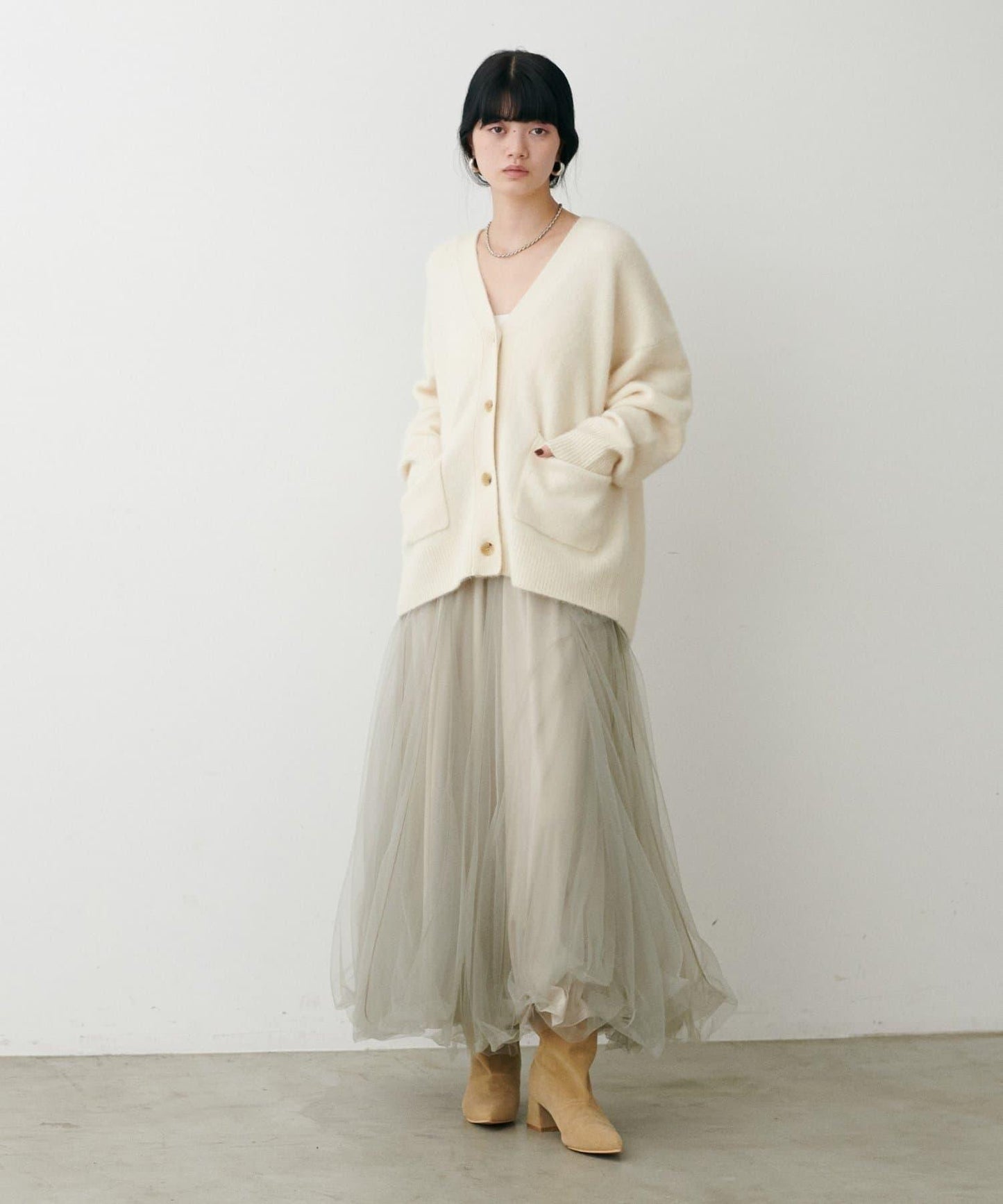 蓬鬆網紗半身裙