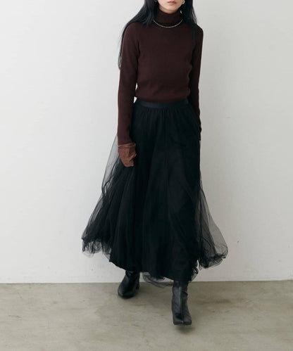 蓬鬆網紗半身裙