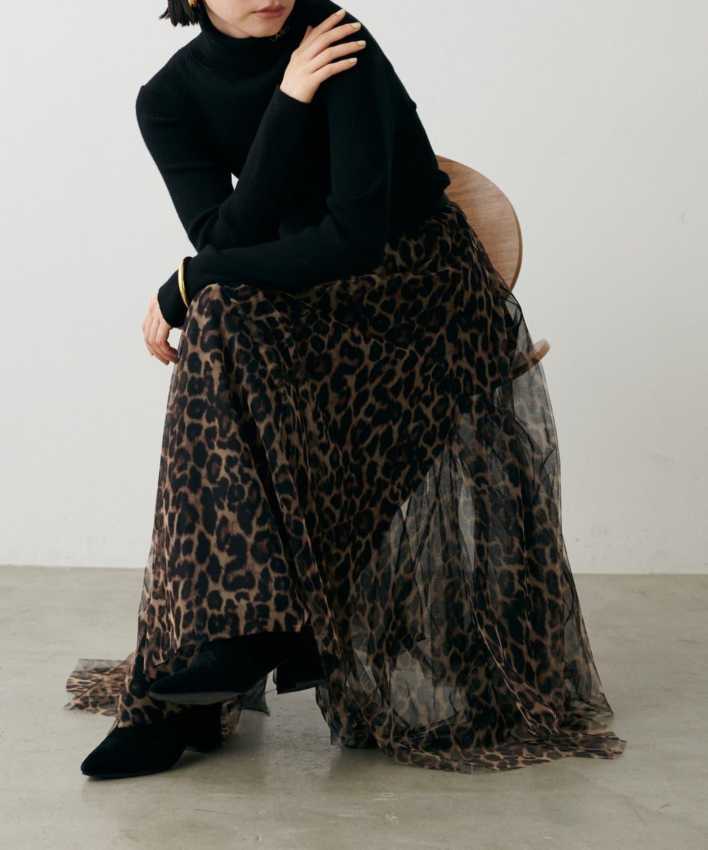 蓬鬆網紗半身裙