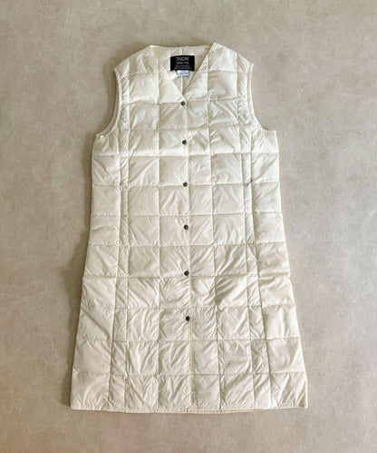 【TAION】V領長款羽絨馬甲